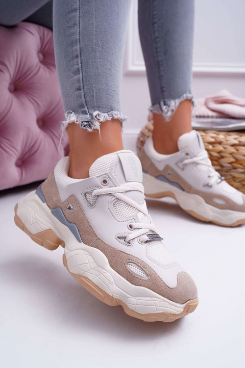 Women's Athletic Footwear Big Star by Daniel Lopez Beige FF274429