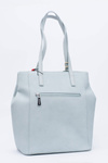 Women's Blue Shopper Handbag Bag Monnari