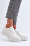 Sneakersy Damskie Platforma Białe Axivana 24SP35-7811