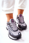 Buty Sportowe Memory Foam Wiązane Big Star Szare GG274499