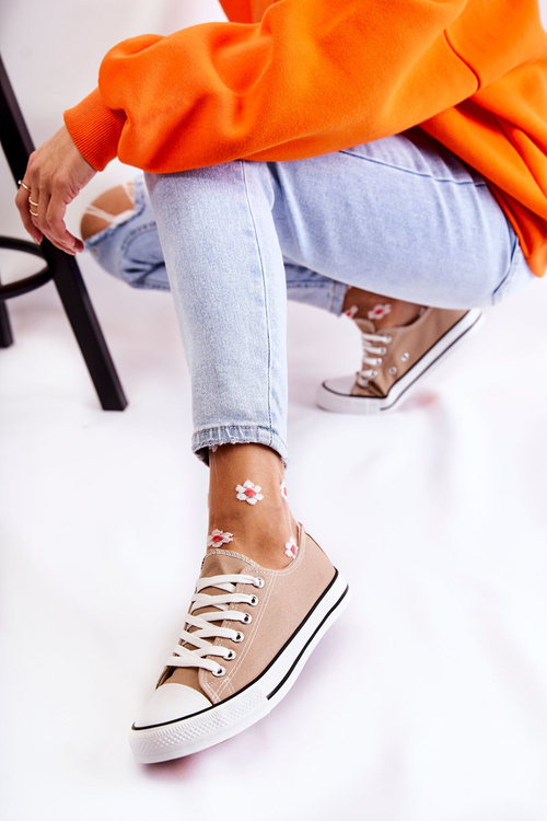 Women's Classic Sneakers Dark beige Be Mine