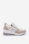 Sneakersy Damskie Koturn Suwak Wielobarwne C1058