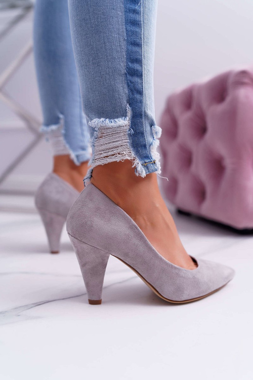 Women's Sergio Leone PB139 Grey Felice pumps