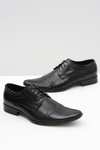 Men's Black Willy Visiting Half Shoes