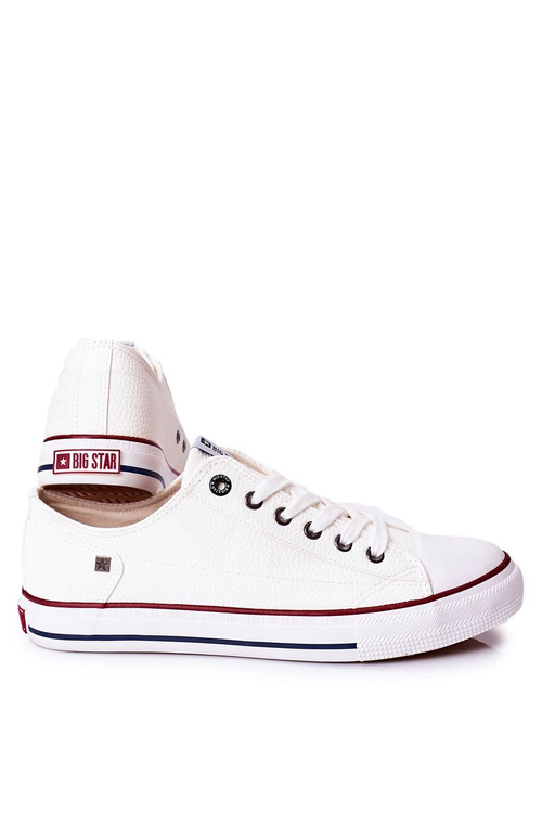 Men's Leather Sneakers Big Star II174001 White