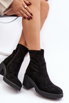 Women's ankle boots with a heel Camel Argastis