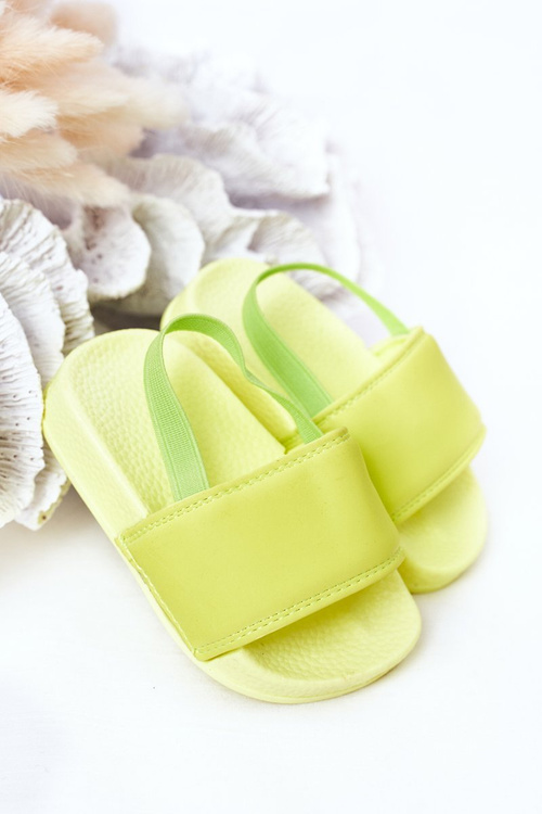 Children's Rubber Slippers Lime Swimmer