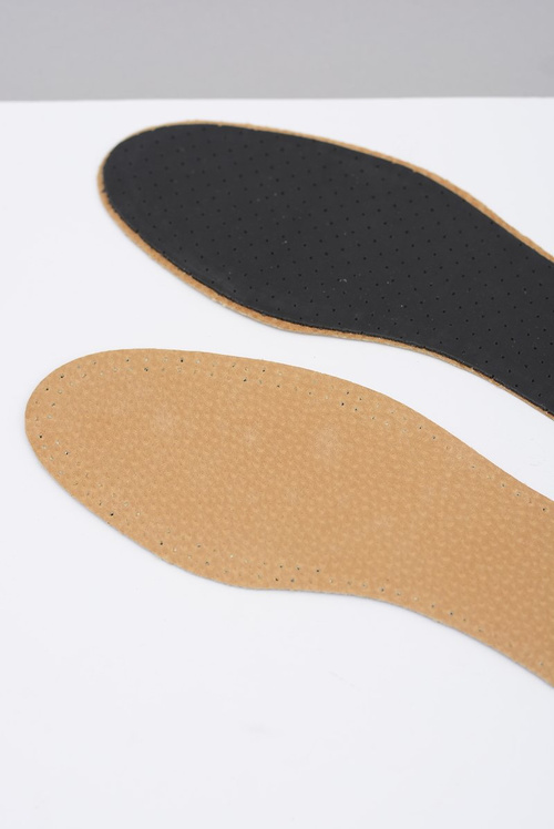 Corbby LEDER LATEX Two-Layer Leather Insoles with Activated Charcoal