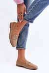 Women's Classic Moccasins Dark Beige Olevin