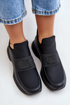 Sporty Shoes On Platform Leather Black Artiker 55C0035