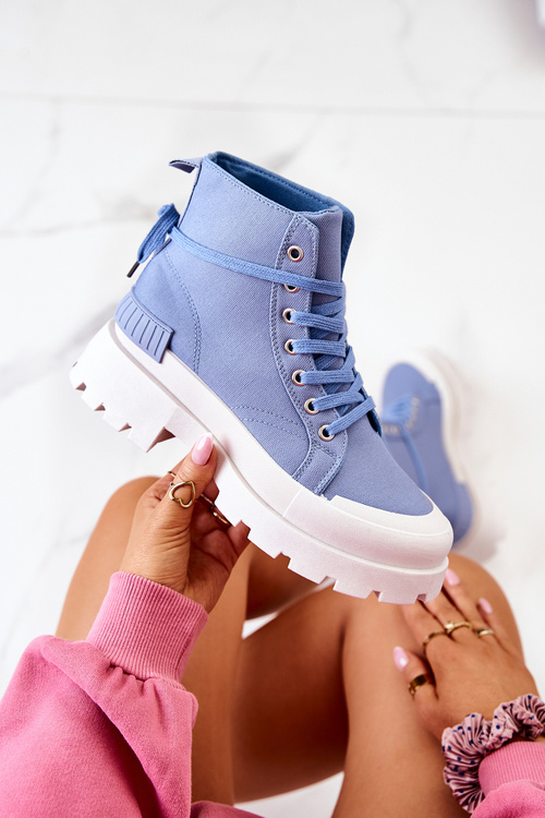 Trapery Wysokie Wiązane Niebieskie Faithfull