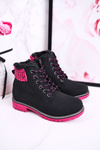 Children's Boots Insulated With Fur Black Forest