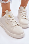 Women's Lace-up Sport Shoes Beige Mikaela