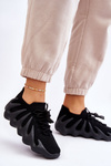 Sneakersy Damskie Wsuwane Czarne Myles