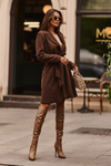 Women's High Heel Boots Dark Beige Sirenpha