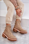 Women's Fashionable Warm Boots Beige Gerda