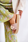 Women's Slippers On The Platform With Shells Pink Tolia