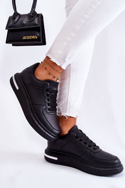 Classic Leather Sport Shoes Black Jennys