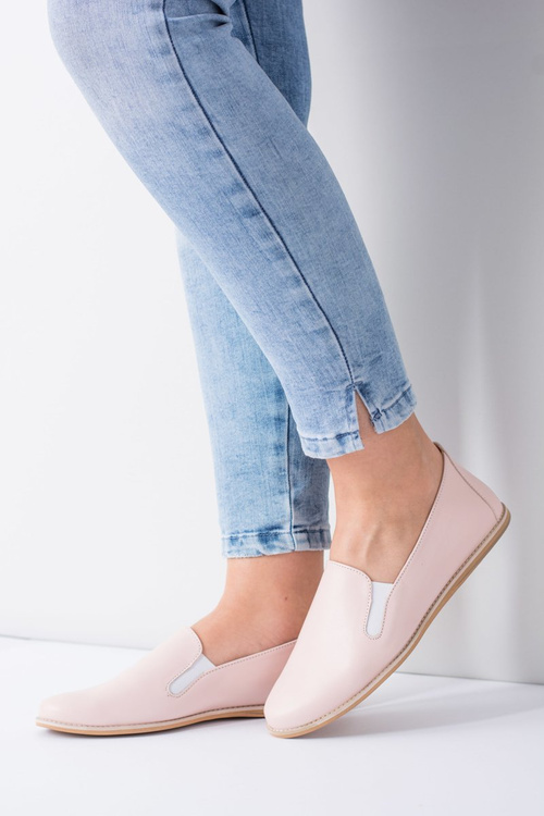 Pink Pastel Women's Ballerinas Leather Fresca