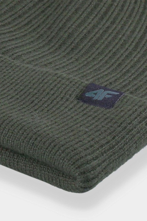 Męska Czapka Zimowa 4F 4FAW23ACAPM309-43S Khaki