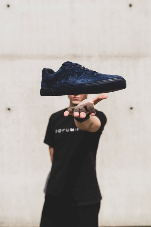 Men's Big Star Suede Sneakers Navy Blue EE174363