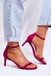 Women's Sandals On High Heel Classic Fuchsia Mintore