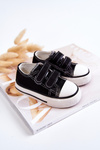 Children's Sneakers With Velcro Black Bernie