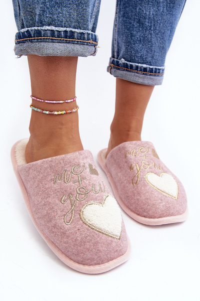 Women's Classic Slip-on Fleece Lined Slippers Pink Mabira