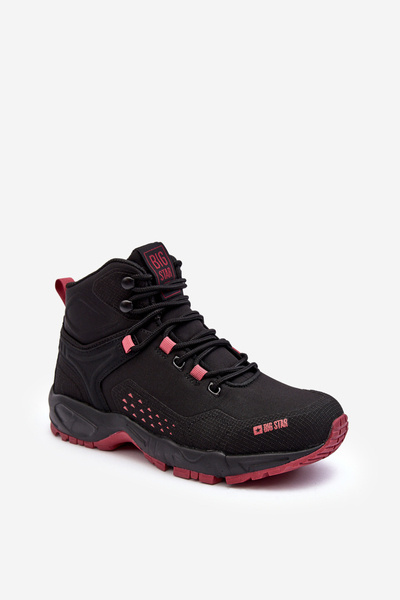 Trapery Buty Trekkingowe Memory Foam System Czarne Big Star MM274562