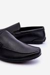 Men's Leather Loafers Black Theo