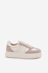 Women's Platform Sneakers Beige Lesida