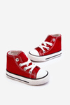 Children's High Sneakers Red Filemon
