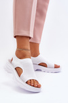 Women's Sport Sandals on Chunky Sole White Deinaleia