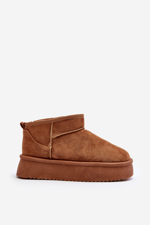 Women's Snow Boots On Thick Sole Camel Caliksa