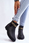 Women's Slip-on Rain Boots Black Joline
