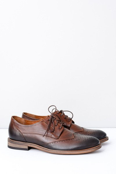 Nikopol Brown Leather Men's Elegant Mortes Half Boots