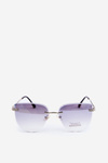 Women's Sunglasses UV400 Silver-Blue