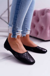 Women's Ballerinas Suede Black Merante
