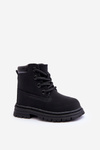 Children's Trapper Boots with Zip Black Bansi