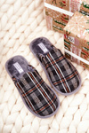 Men's Padded Grille Slippers Grey Whisper