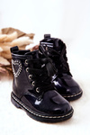 Children's Lacquer Glitter Boots Navy Macy's
