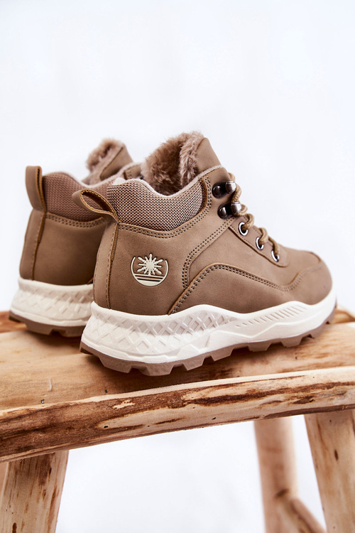 Children's Warm Boots Trappers Beige Otto