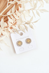 Stainless Steel Earrings Clovers Gold