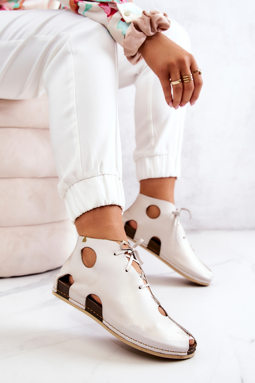 Light Leather Boots Maciejka 03426-25 Light Beige