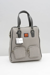 Women's Large Quilted Grey Bag Nobo