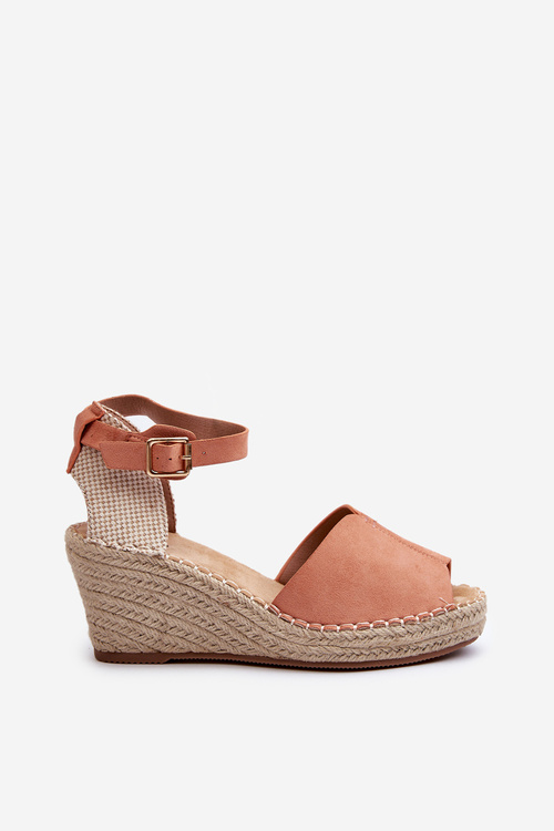 Comfortable Women's Sandals On Wedge Light pink Dellia