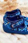 Buty Papcie Trójkąty Niebieskie Befado 533P023 