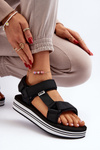Women's Platform Sandals Lee Cooper LCW-24-05-2753L Black