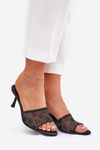 Decorated High Heels Black Ennoriel