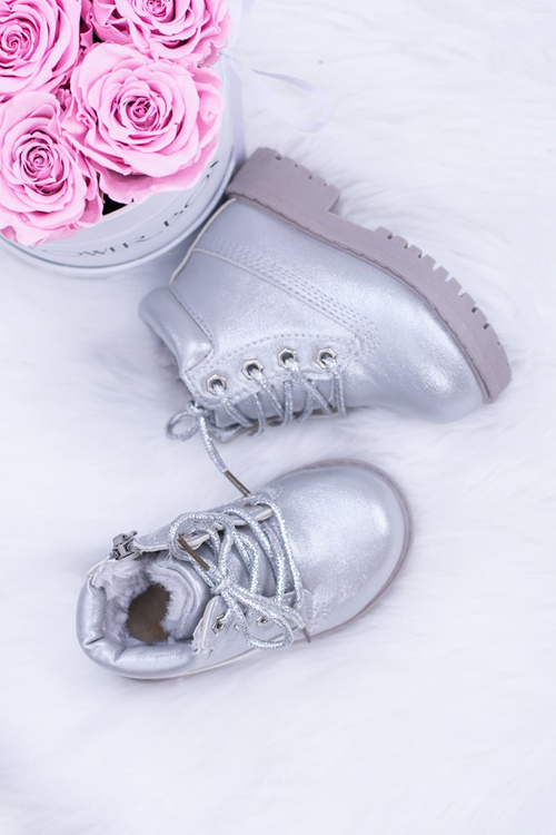 Kids' Insulated Silver Trapper Boots Dexter